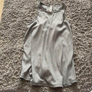 Grey workout tank top